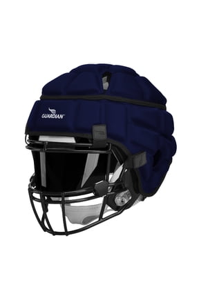 Cap - Soft-Shell Helmet Cover for Football and Lacrosse - Reduces Impact and Protects Helmets - One Size Fits All for Youth, High School and College Programs - Navy