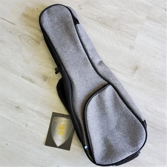 Guardian Deluxe Soprano Ukulele Gig Bag, Gray Heather