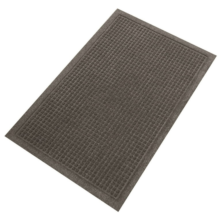 EcoGuard Indoor/Outdoor Wiper Mat, Rubber, 36 x 60, Charcoal EcoGuard Indoor/Outdoor Wiper Mat, Rubber, 36 x 60, Charcoal