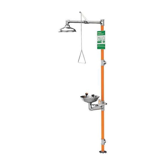 Guardian Equipment Drench Shower With Eyewash,16 In. W G1991