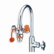 Plumbed Eyewash, Faucet Mount, Plumbed, 2 2/3 in H., 4 1/4 in W G1200