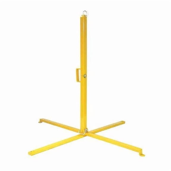 Single Stanchion,39 In. H,Steel 15225