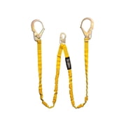 Guardian Fall Protection 11203 IS-72-2R 6-Foot Double Leg Internal Shock Lany...