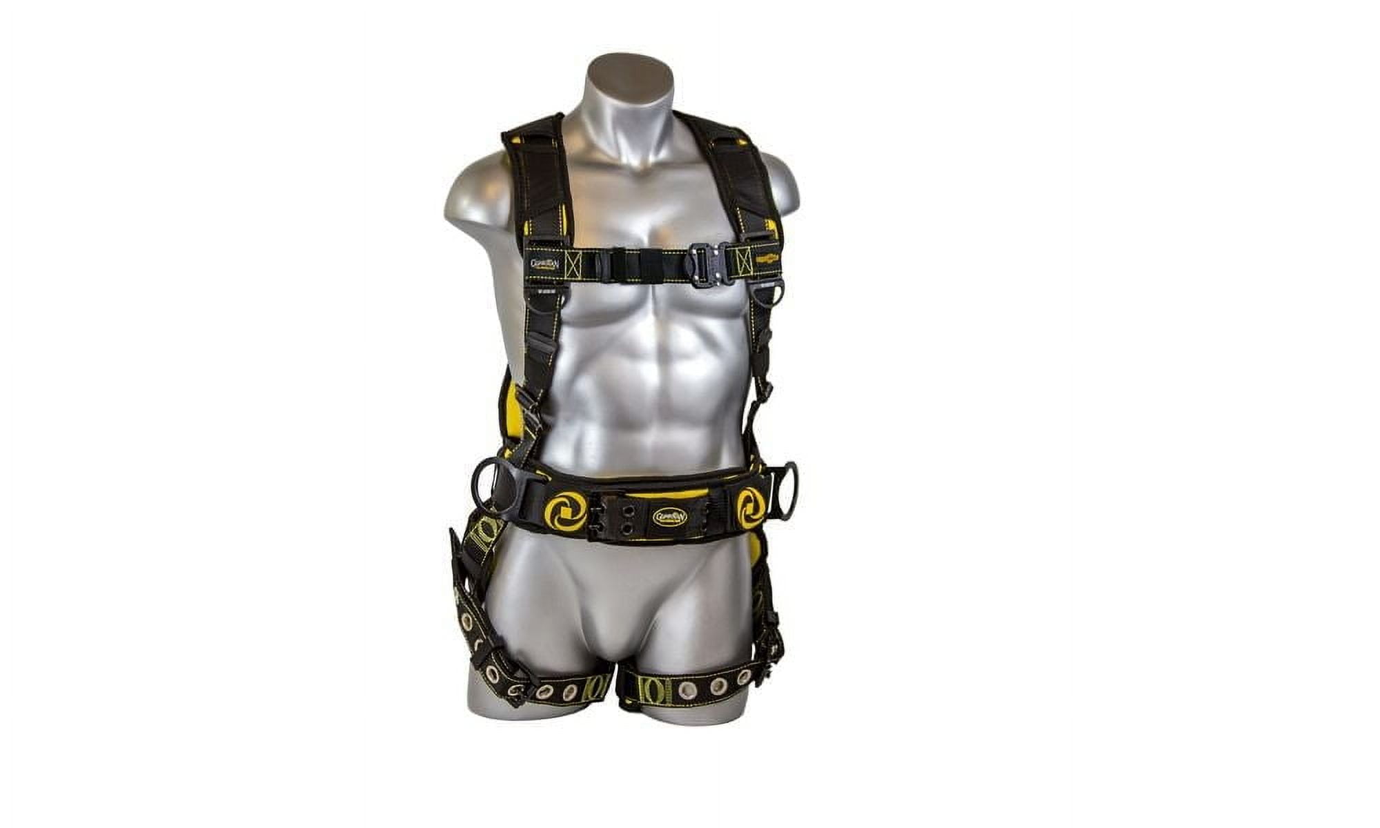 Guardian Fall Protection Xx-Large Cyclone Construction Harness - Black/yellow