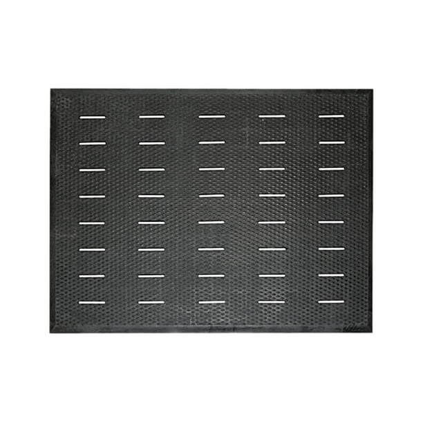 Free Flow Comfort Utility Floor Mat, 36 x 48, Black