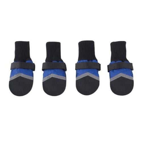 Guardian Gear Dog Boots shoes Water Repellent Reflective Booties Blue XXX-Small: Up to 1 1/2"