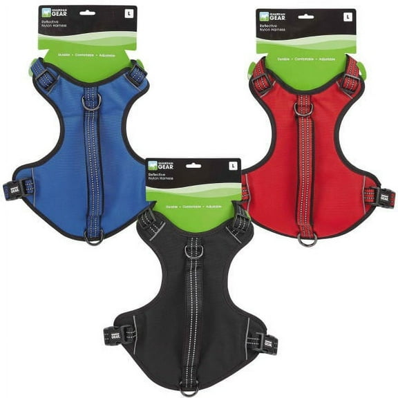 Guardian Gear GG Reflective Nylon Harness S Blu