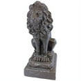 thumbnail image 1 of Guardian Lion Statue – Natural Bronze Appearance – Made of Plastic Resin – Lightweight – 28” Height, 1 of 6