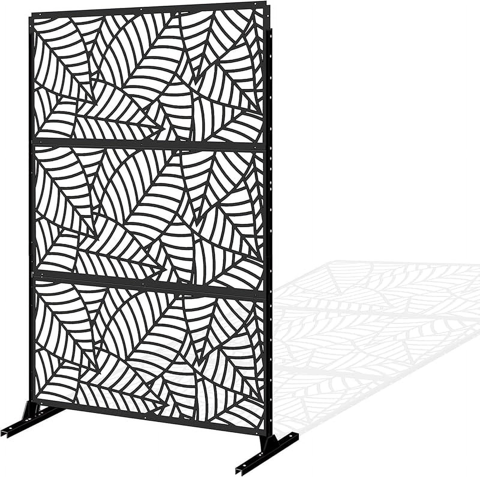 Guardian Outdoor Privacy Screen Freestanding Metal Privacy Screen ...