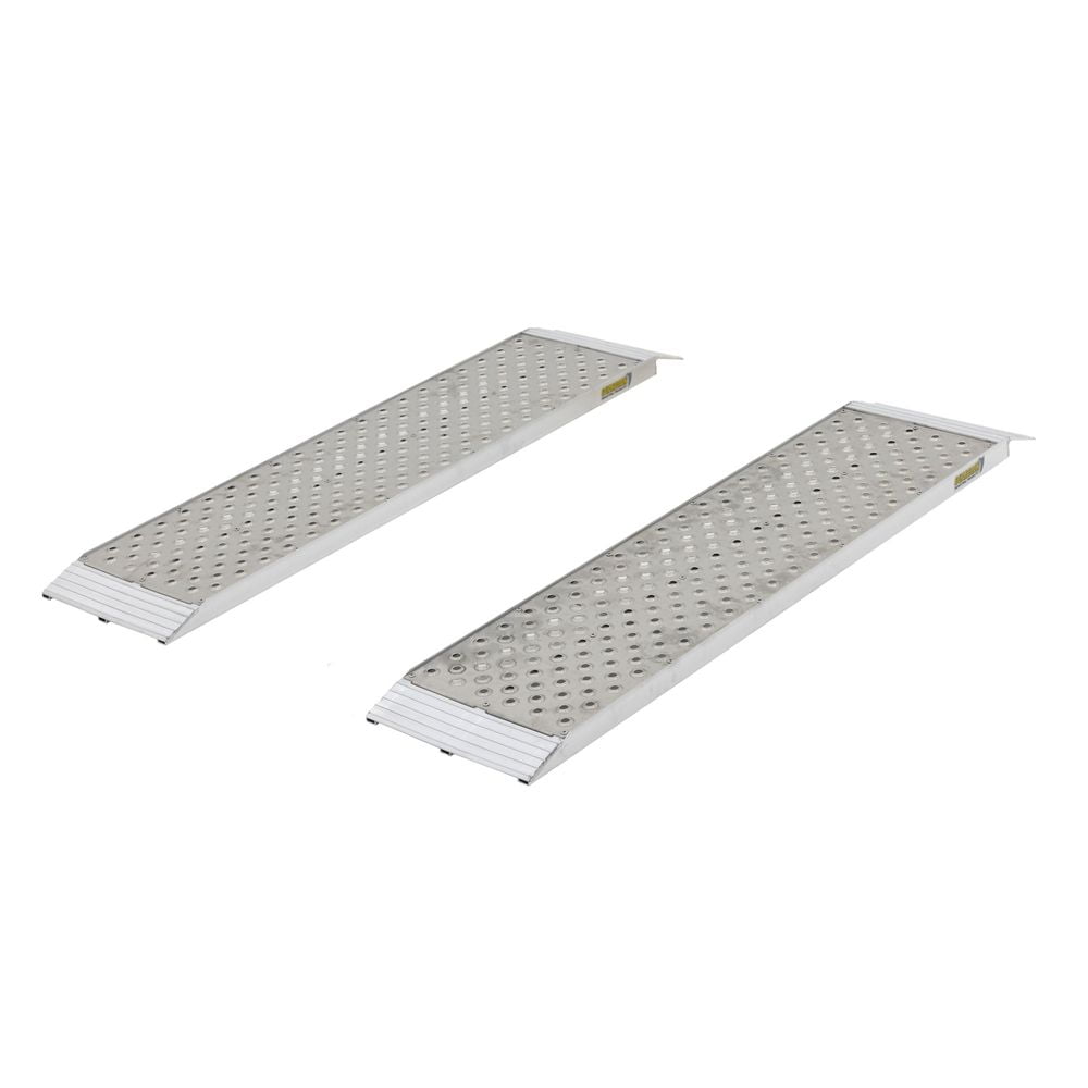 Guardian Aluminum Dual Runner Loading Ramps for Outdoor Lawn Mower ...