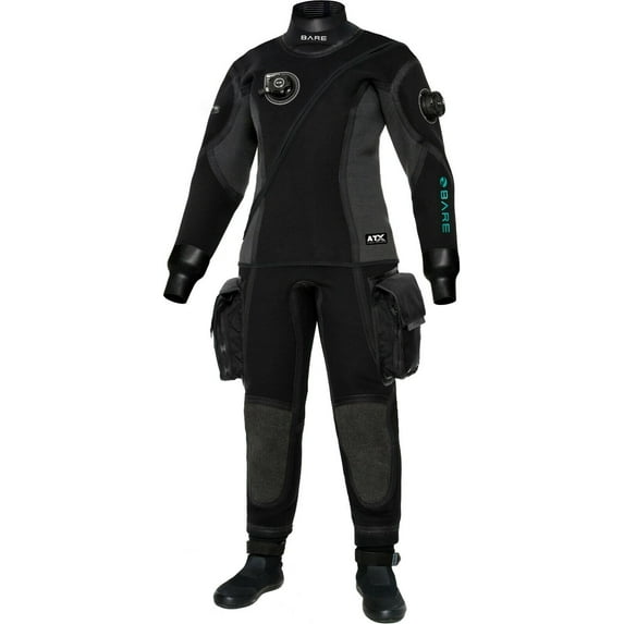Guardian Tech Dry Suit, Womens, Aqua - S