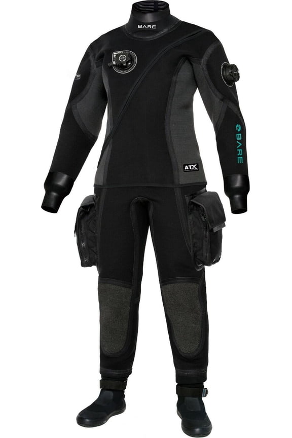 Guardian Tech Dry Suit, Womens, Aqua - S