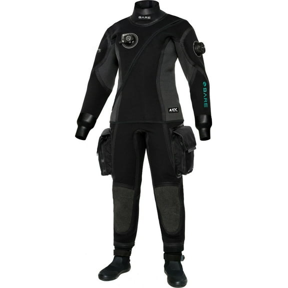 Guardian Tech Dry Suit, Womens, Aqua - XS