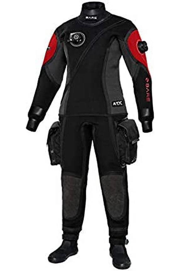 Guardian Tech Dry Suit, Womens, Red - XLS