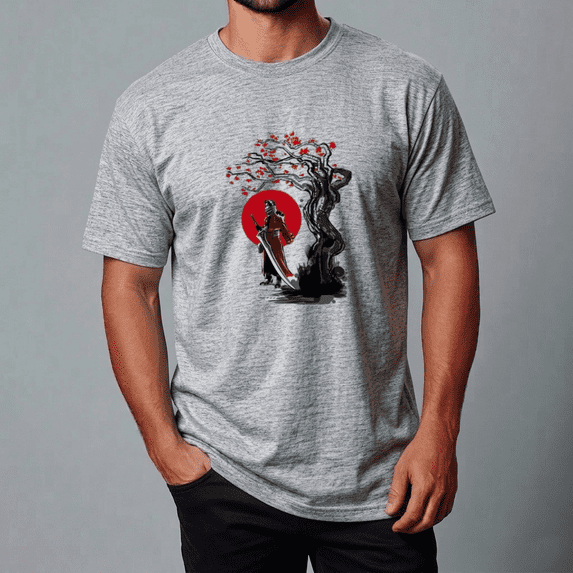 Guardian Under the Sun with Artistic Fantasy Style Unisex Tee,S- 5XL