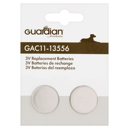 Guardian by PetSafe Replacement 3-Volt Coin Cell Batteries, 2-Pack