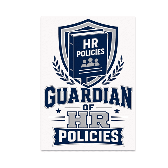 Guardian of HR Policies Wall Art - Corporate Professional - 13x19 Poster Print