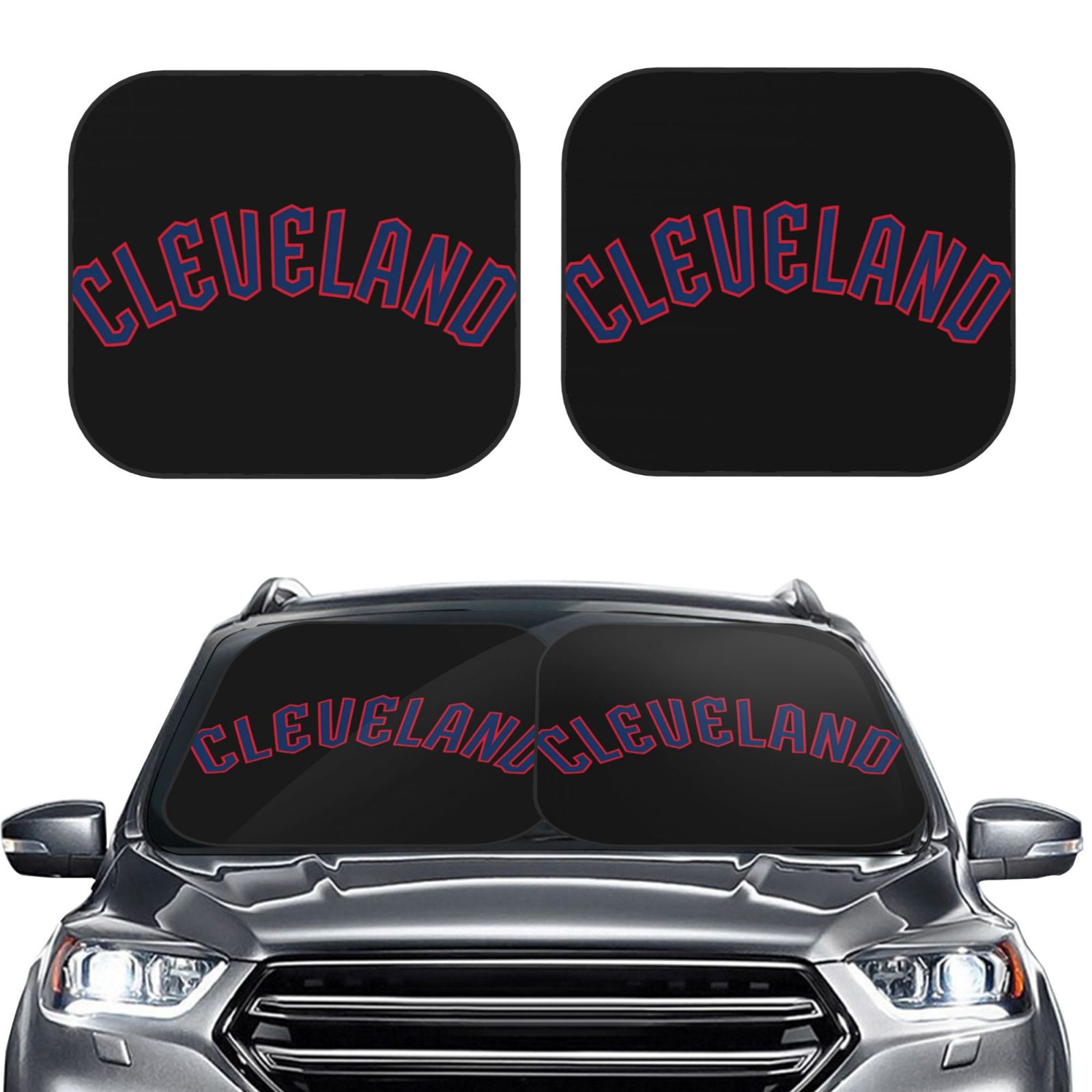 Forbes Modern Tartan Car Sun Shade - 2 Pieces