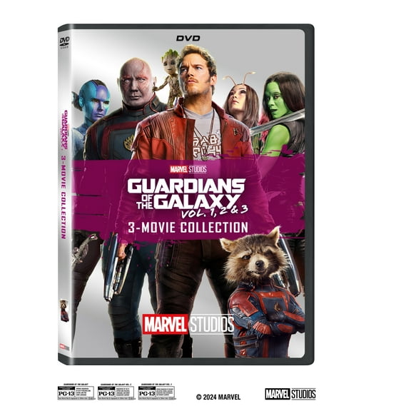 Guardians Of The Galaxy (2014) / Guardians Of The Galaxy Vol. 2 (2017) / Guardians Of The Galaxy Vol. 3 (2023) Dvd Disney Action