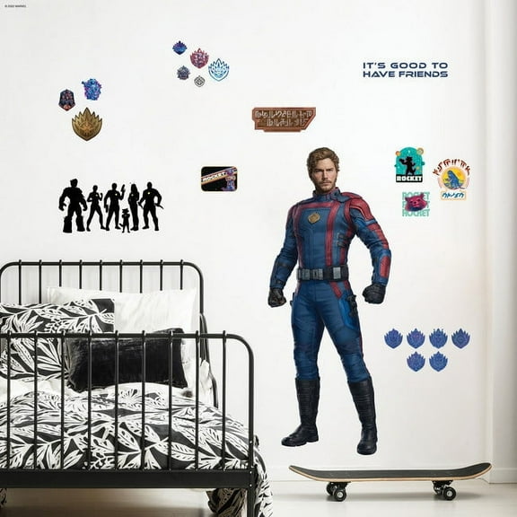 Guardians Of The Galaxy 3 Star-Lord Quill Giant Peel & Stick Wall Decals