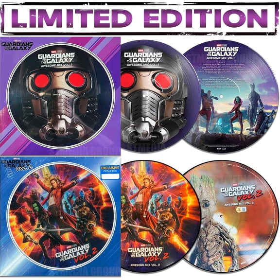 Guardians Of The Galaxy: Awesome Mix Vol. 1 / Vol. 2 Collection Colored Picture LР