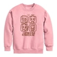thumbnail image 1 of Guardians Of The Galaxy - Groot Grid - Youth Boys Crew Fleece Sweatshirt, 1 of 3