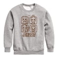 thumbnail image 1 of Guardians Of The Galaxy - Groot Grid - Youth Boys Crew Fleece Sweatshirt, 1 of 4