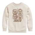 thumbnail image 1 of Guardians Of The Galaxy - Groot Grid - Youth Boys Crew Fleece Sweatshirt, 1 of 4