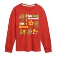 thumbnail image 1 of Guardians Of The Galaxy - Groot Grid - Youth Boys Long Sleeve Graphic T-Shirt, 1 of 4