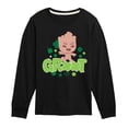 thumbnail image 1 of Guardians Of The Galaxy - Groot Shamrock - Youth Boys Long Sleeve Graphic T-Shirt, 1 of 4