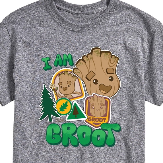 Guardians Of The Galaxy - Groot Sticker - Men's Short Sleeve Graphic T-Shirt