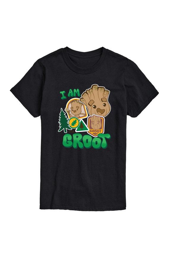 - Groot Sticker - Men's Short Sleeve Graphic T-Shirt