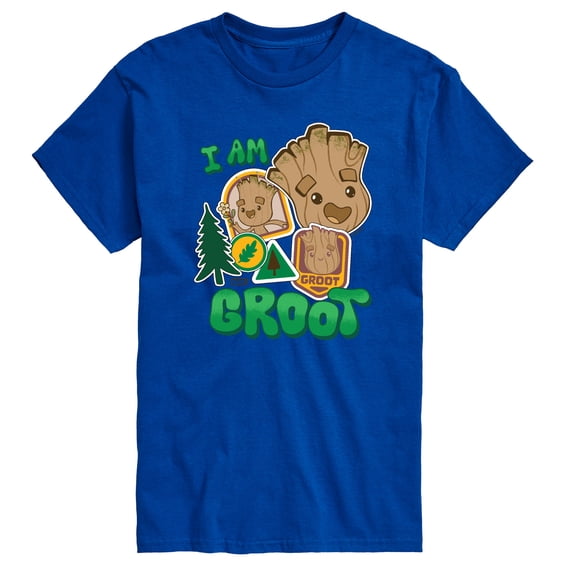 Guardians Of The Galaxy - Groot Sticker - Men's Short Sleeve Graphic T-Shirt