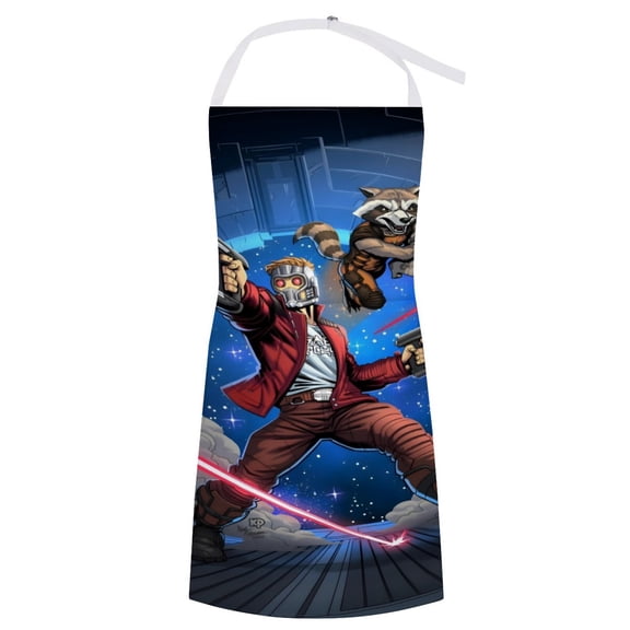 Guardians Of The Galaxy Pattern Apron Fashionable And Durable The Focus Of Gatherings The New Favorite In The Kitchen Showcasing Personal Taste