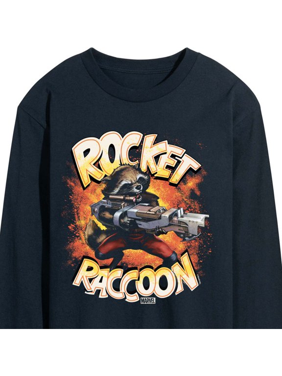 - Rocket Boom Men's Long Sleeve Graphic T-Shirt