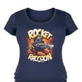 thumbnail image 1 of Guardians Of The Galaxy - Rocket Boom - Women's Maternity Scoop Neck Graphic T-Shirt, 1 of 5
