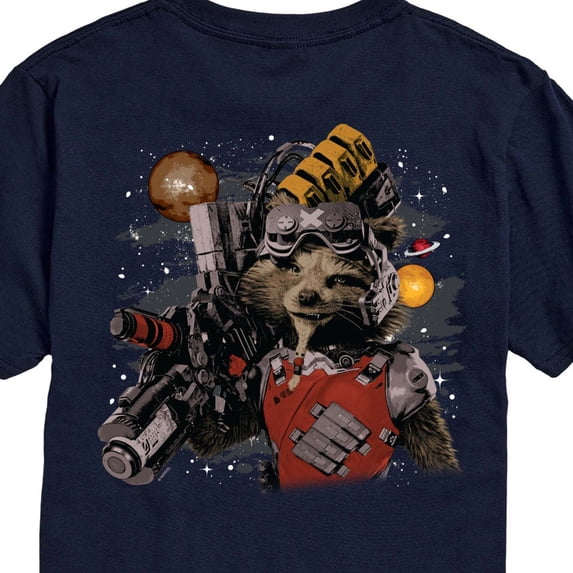Guardians Of The Galaxy - Rocket Raccoon Space - Men's Short Sleeve Graphic T-Shirt