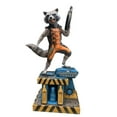 thumbnail image 1 of Guardians Of The Galaxy Rocket Raccoon With Small Gun Life Size Statue, 1 of 4