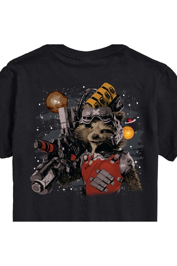 - Rocket Raccoon Space - Men's Short Sleeve Graphic T-Shirt