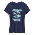 thumbnail image 1 of Guardians Of The Galaxy - Rocket Wanted Poster Women's Short Sleeve Graphic T-Shirt, 1 of 4