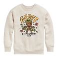 thumbnail image 1 of Guardians Of The Galaxy - Scribble Groot - Youth Boys Crew Fleece Sweatshirt, 1 of 4