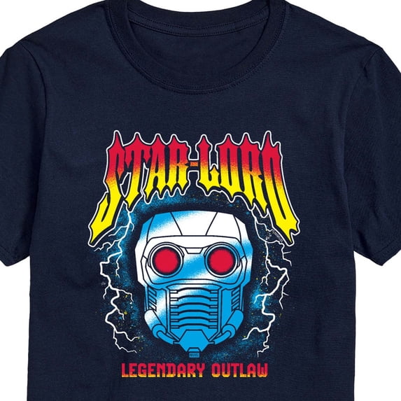 Guardians Of The Galaxy - Star Lord Metal Tee - Men's Short Sleeve Graphic T-Shirt