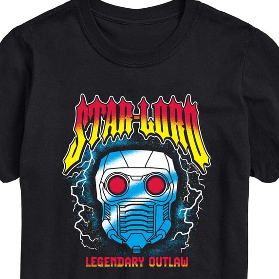 Guardians Of The Galaxy - Star Lord Metal Tee - Men's Short Sleeve Graphic T-Shirt