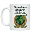 thumbnail image 1 of Guardians of Earth Climate Activism Design - Eco-Conscious Enthusiast - 11 oz Ceramic Coffee Mug, 1 of 3