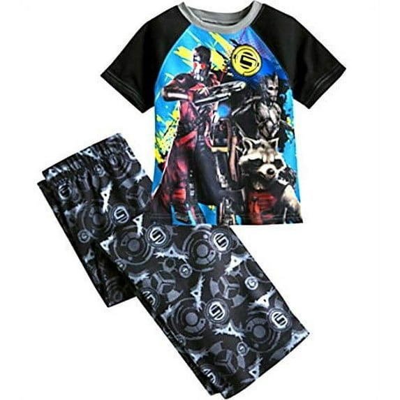 Guardians of The Galaxy Star-Lord, Groot and Rocket Pajama Set, Size 4