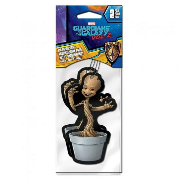 Guardians of the Galaxy 797573 Guardians of the Galaxy Groot Vanilla Scented Air Fresheners - Pack of 2