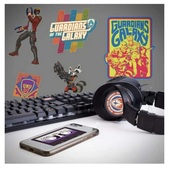 Paladins Marvel Guardians Of The Galaxy 4 Sheets Waterproof Removable Decals