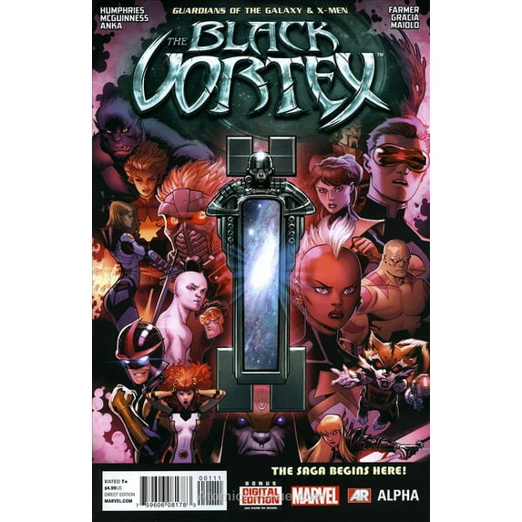 Guardians of the Galaxy And X-Men: The Black Vortex Alpha #1 VF ; Marvel Comic Book