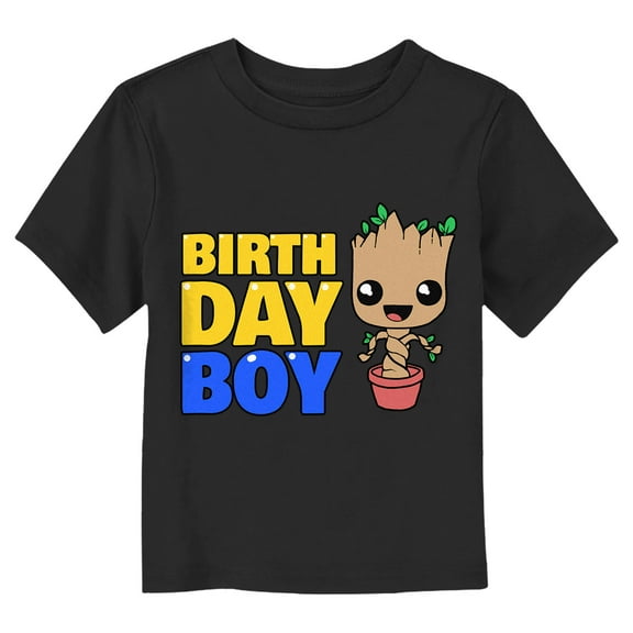 Guardians of the Galaxy Birthday Boy Baby Groot Graphic T-Shirt