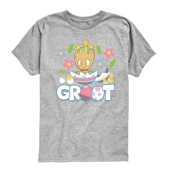 Guardians of the Galaxy - Groot Easter Eggs - Youth Boys Short Sleeve Graphic T-Shirt